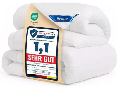Produktbild von BEDSURE Bettdecke 155x220 Winterdecke 450gsm - 4 Jahreszeiten 2 teilig