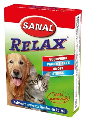 Produktbild von Sanal Hund / Katze Relax Beruhigungstablette
