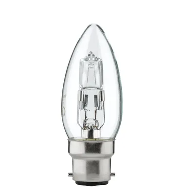 Produktbild von Luminizer Halogen Leuchtmittel C35 Kerze 42W = 55W B22 klar dimmbar warmweiß