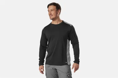 Productafbeelding van Dickies Performance T-shirt met lange mouwen, model Temp Iq365, kleur zwart