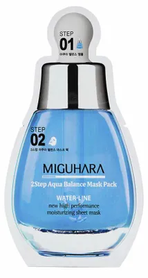 Obrázok produktu pre Miguhara 2 STEP AQUA BALANCE MASK PACK 2 u