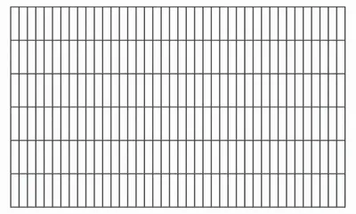 Immagine prodotto di Alberts 642914 Staccionata doppia, plastificata, antracite, altezza 120 cm