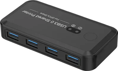 Produktbild von USB 3.0 Switcher 2 Computer teilen sich 4 USB für PC Laptop Tastatur Schnelle Datenübertragungsgeschwindigkeit