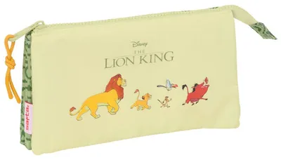 Produktbild von Safta Mufasa Triple Federmäppchen Grün  Mann Grün One Size