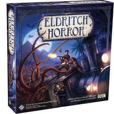 Eldritch Horror – Kooperatives Brettspiel, Englisch, 1–8 Spieler