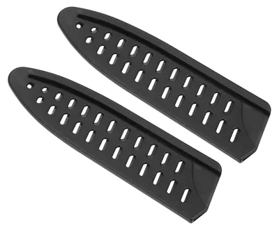 Productafbeelding van Messenbeschermhoezen - Bescherming voor messen, geschikt voor 15,2 cm koksmes - Messenbescherming voor de keuken - 2 stuks, zwart