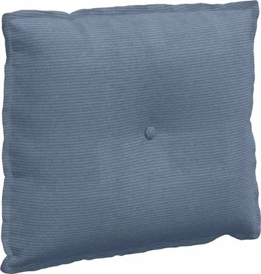 Zdjęcie produktu dla vidaXL Poduszka na plecy niebieska 60 x 50 cm tkanina sztruksowa