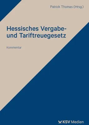 Obrázok produktu pre Hessisches Vergabe- und Tariftreuegesetz (HVTG)