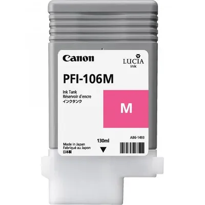 Produktbild von Canon PFI-106 M, Foto magenta, Tinte auf Farbstoffbasis, 1 Stück(e)