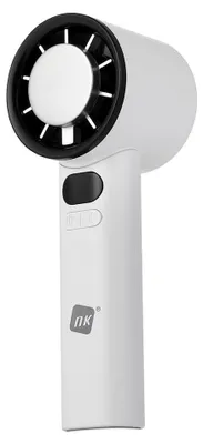 Image de Ventilateur Portable Rechargeable Avec Refroidisseur, Abs, Blanc, 5,8 X 5,7 X 16,5 Cm