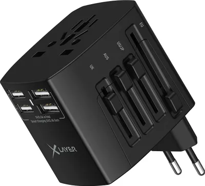 Produktbild von Xlayer Internationaler Reiseadapter Reisestecker universal für 220 Länder