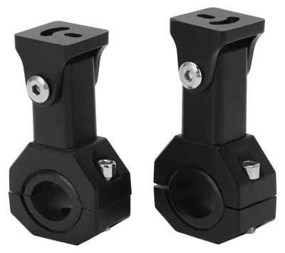 Zdjęcie produktu dla Zestaw 2 sztuk uchwytów do reflektorów punktowych M5, średnica otworu 18–30 mm, regulowany uchwyt do reflektorów do motocykli motocrossowych, pojazdów terenowych, quadów i pojazdów UTV