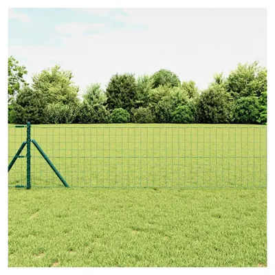 Produktbild von Eurozaun Grün 0,4 x 50 m Stahl, Zaunstangen Maschendrahtzaun für Garten, Hühnerstall und Weidezaun