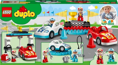 Obrázek produktu pro LEGO DUPLO Závodní auta, Sada na stavění, 2 rok/roky, Plast, 44 kusů, 986 g