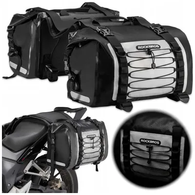 Produktbild von Rockbros Motorradtasche As-010Bgr Wasserdicht - Grau