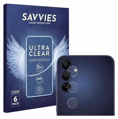 Produktbild von 6x Für Samsung Galaxy A15 5G (NUR Kameraschutz) Schutzfolie Savvies Displayschutz Display Schutz Folie Klar Transparent