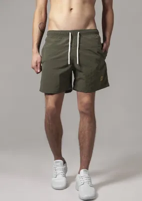 Productafbeelding van Urban Classics heren zwemshorts Conuck, olijgroen, maat XL