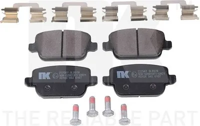 Obrázok produktu pre NK Brzdové doštičky REAR 222567
