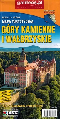 Immagine prodotto di Mappa turistica. - Monti Kamienne e Monti Walbrzyskie