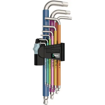 Produktbild von Wera 3950/9 Hex-Plus Winkelschlüsselsatz