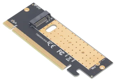 Zdjęcie produktu dla Karta adaptera NVMe M.2 SSD typu „plug and play” – karta PCIe 3.0 x16 z złączem M.2 NVMe typu M dla dysków SSD M.2 w formatach 2230, 2242, 2260 i 2280