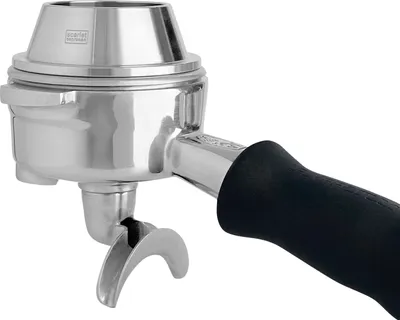 Produktbild von scarlet espresso | Präzisions-Trichter »Barista Cono Stretto 58 mm« aus Edelstahl für Siebträger, Dosing Funnel Fülltrichter für Kaffeemehl, Farbe:Silber