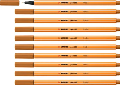 Image de STABILO point 88 Fineliner Marron 1 pièce(s)