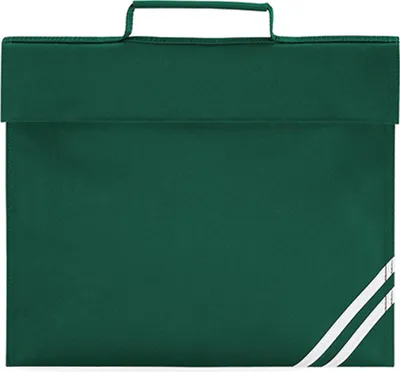 Image de Quadra QD456 | Classic Book Bag / 36 x 30 cm - Couleur : Vert bouteille - Taille : 36 x 30 cm