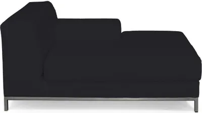 Produktbild von Dekoria Bezug für Kramfors Sofa Recamiere rechts, schwarz, Bezug für Recamiere rechts Kramfors