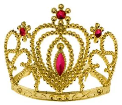Produktbild von GoDan Prinzessinnen Geburtstags Krone Tiara Diadem Karneval Gold