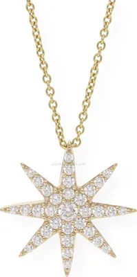 Produktbild von Kettenanhänger Gold 333 Zirkonia Stern JL10-02-1542 JuwelmaLux