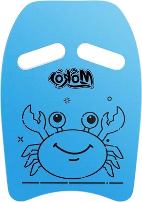 Produktbild von Famanu Schwimmkickboard Cartoon-Krabbe - Ergonomisches Design in Himmelblau