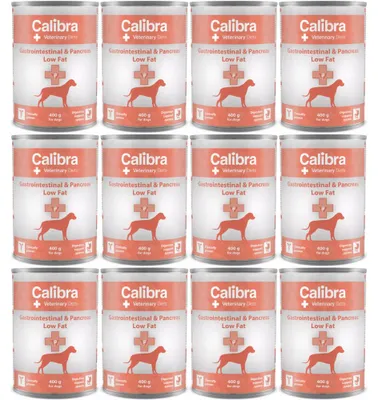 Zdjęcie produktu dla Mokra karma dla psa Calibra Veterinary Diet Dog Gastro Low Fat 12x400g