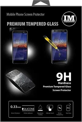 Produktbild von Nokia 3.1 2018 Panzerglas  Handy Panzerglasfolie 9H Display Schutzfolie