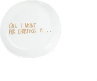 Zdjęcie produktu dla Räder Weihnachtsschälchen All i want for christmas D.10,5cm, H.2cm