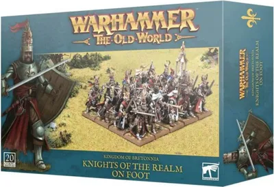 Produktbild von Warhammer The old World Kingdom of Bretonnia Knights of the Realm on foot