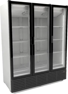 Obrázok produktu pre Chladnička Combisteel s 3 sklenenými dverami, 8 policami a objemom 1560 litrov