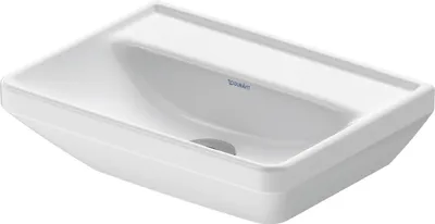 Produktbild von Handwaschbecken D-NEO 450x335mm o ÜL m HLB ohne Hahnloch weiß ohne Hahnloch weiß
