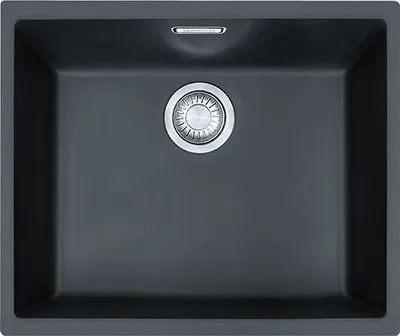 Obrázek produktu pro Franke Sirius - Tectonitový dřez SID 110-50, 525x440 mm, černá 125.0363.789