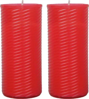 Produktbild von 1 Ersatzkerze / Nachfüller N4 (Rot) in der Größe 18cm (Höhe) und Ø 5,8cm