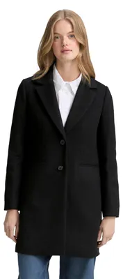 Produktbild von TOM TAILOR Denim Damen Slim Fit Wollmantel