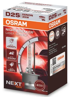 Produktbild von 1 Stück OSRAM NIGHT BREAKER LASER +200% Birnen Lampen Xenon Scheinwerfer D2s
