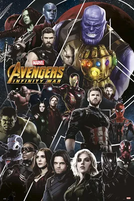 Image de Avengers - Infinity War - Characters - Impression de poster - Taille 61x91,5 cm