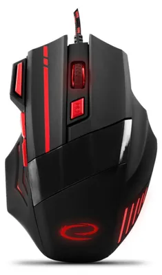 Productafbeelding van Esperanza Bekabelde Gamingmuis 7D Opt. USB Mx201 Wolf, Rood