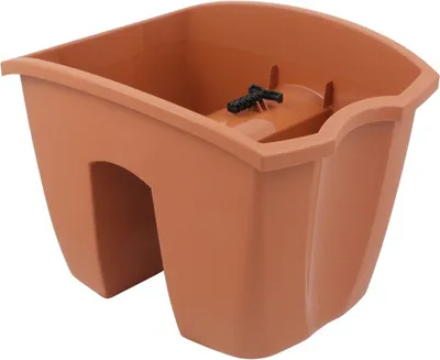 Produktbild von Blumenkasten Crown Kunststoff terracotta 278x242x201mm