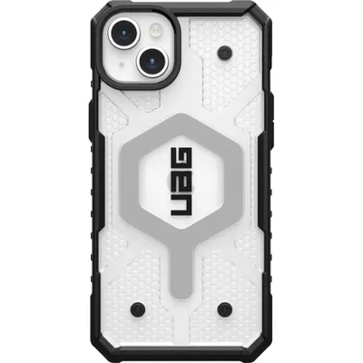 Produktbild von Urban Armor Gear 114311114343, Cover, Apple, iPhone 15 Plus, 17 cm (6.7"), Schwarz, Transparent