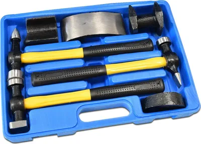 Produktbild von Karosserie Ausbeul Werkzeug Hammer Set 7 tlg.