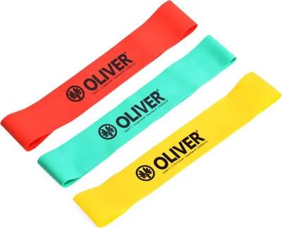 Produktbild von Oliver Widerstandsbänder Dream Team Set, 100% Latex, extra breit, 27.5x5 cm, 3er Set