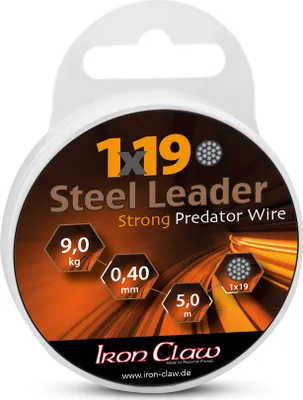 Produktbild von Iron Claw 1x19 Steel Leader 15 kg 5 m