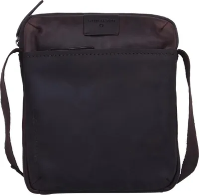 Produktbild von Strellson Brick Lane Marcus Shoulderbag xsvz Herren Umhängetasche Leder Hochformat Darkbrown